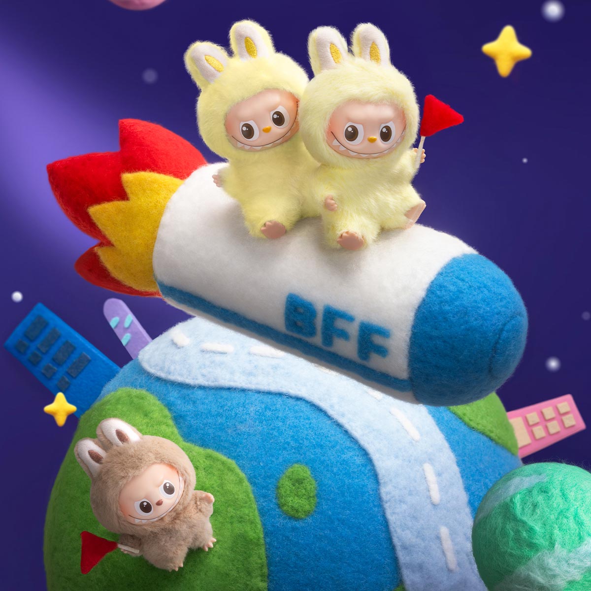 THE MONSTERS PIN FOR LOVE シリーズ ぬいぐるみペンダント(N-Z)